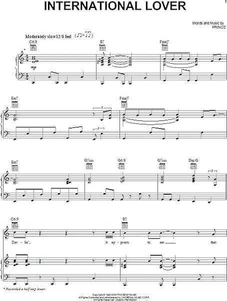 open zoom image for International Lover - Piano/Vocal/Guitar, New, Main