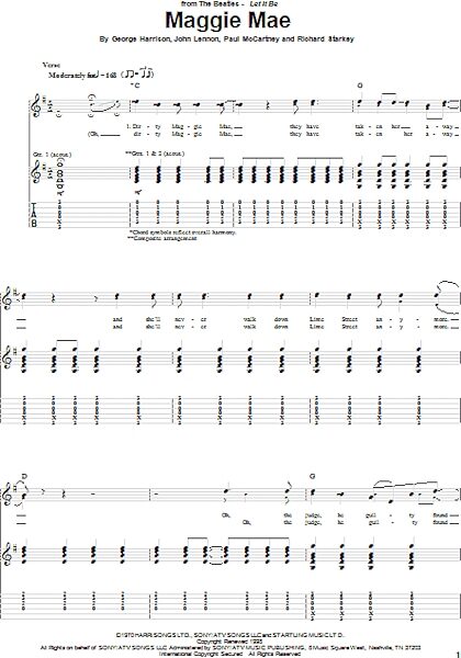 open zoom image for Maggie Mae - Guitar TAB, New, Main
