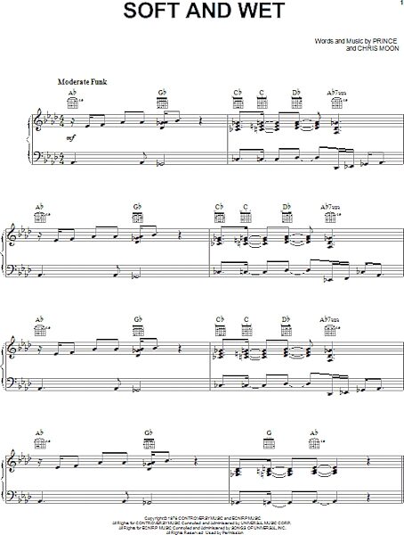 open zoom image for Soft And Wet - Piano/Vocal/Guitar, New, Main