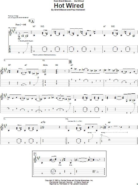 open zoom image for Hot Wired - Guitar TAB, New, Main