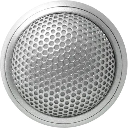 open zoom image for Shure Microflex MX395 Low-Profile Boundary Microphone, Brushed Aluminum, 3-Pin XLR, MX395AL/O, Omnidirectional, Main