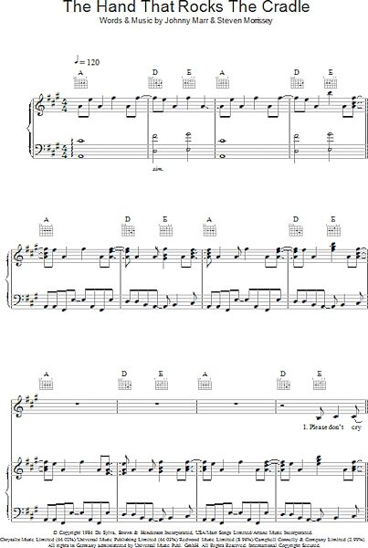 open zoom image for The Hand That Rocks The Cradle - Piano/Vocal/Guitar, New, Main