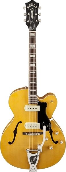 open zoom image for Guild X-175B Manhattan Electric Guitar (with Case), Blonde