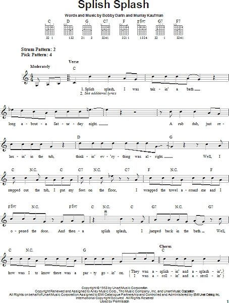 open zoom image for Splish Splash - Easy Guitar, New, Main