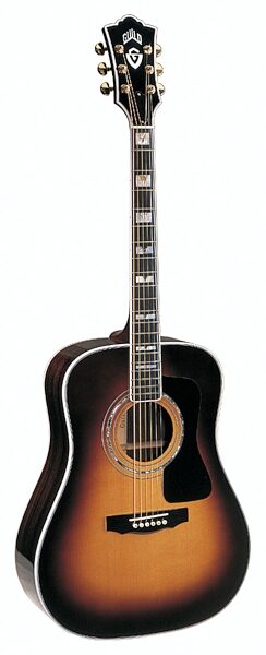 open zoom image for Guild D55 Dreadnought Acoustic Guitar (with Case), Antique Burst