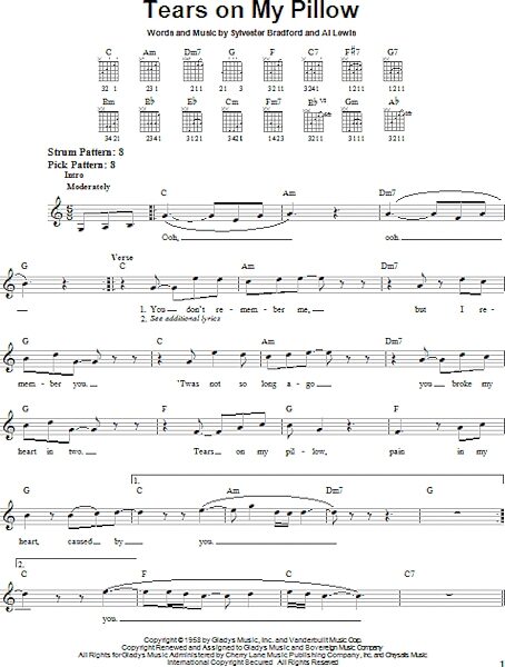 open zoom image for Tears On My Pillow - Easy Guitar, New, Main