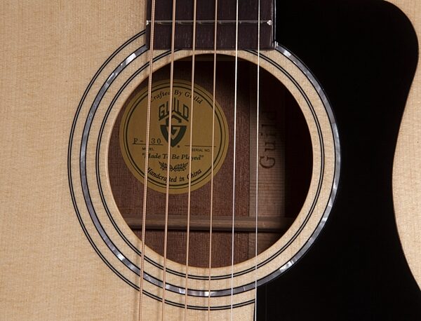 open zoom image for Guild F-130 Orchestra Acoustic Guitar with Case, Soundhole