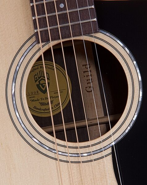 open zoom image for Guild F-130R Rosewood Orchestra Acoustic Guitar with Case, Soundhole