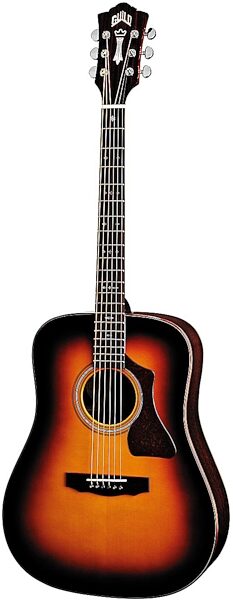open zoom image for Guild GAD-50 Dreadnought Acoustic Guitar (with Case), Antique Sunburst