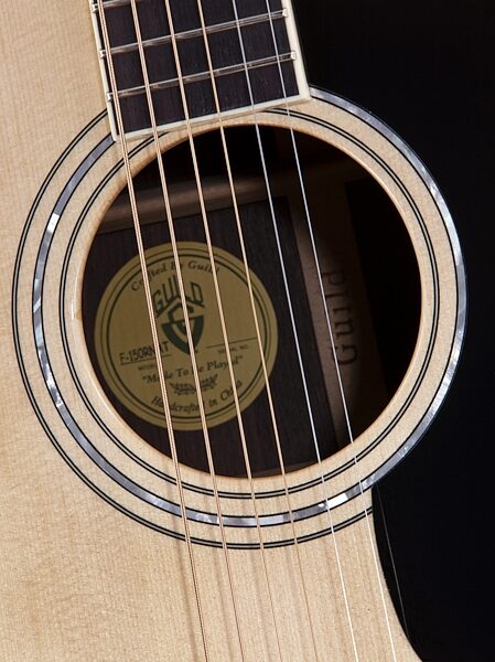 open zoom image for Guild F-150R Rosewood Jumbo Acoustic Guitar with Case, Soundhole