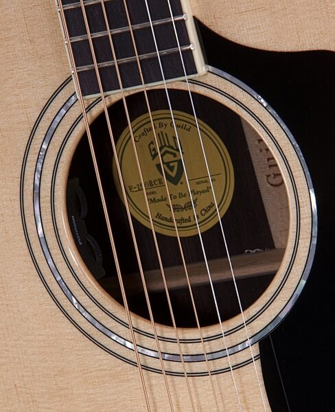open zoom image for Guild F-150RCE Rosewood Jumbo Acoustic-Electric Guitar with Case, Soundhole