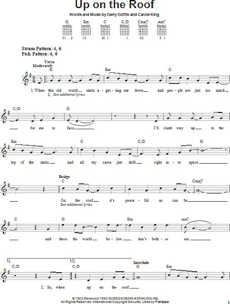 open zoom image for Up On The Roof - Easy Guitar, New, Main