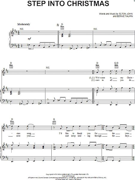open zoom image for Step Into Christmas - Piano/Vocal/Guitar, New, Main