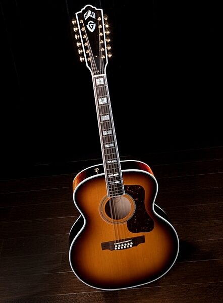 open zoom image for Guild F-412 Jumbo Acoustic Guitar (with Case, 12-String), Antique Burst View 3
