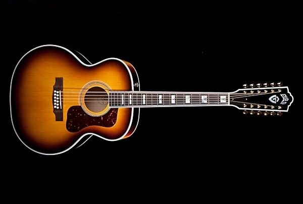 open zoom image for Guild F-412 Jumbo Acoustic Guitar (with Case, 12-String), Antique Burst View 5
