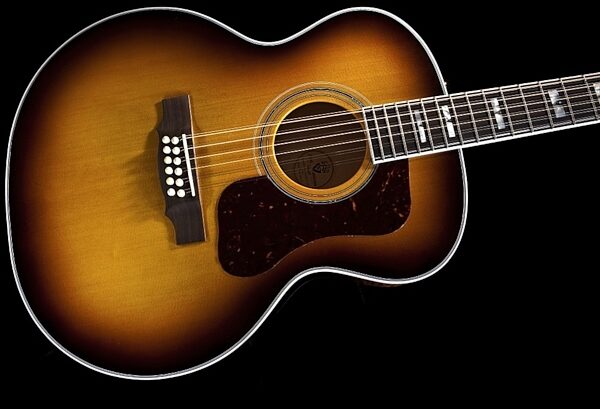 open zoom image for Guild F-412 Jumbo Acoustic Guitar (with Case, 12-String), Antique Burst View 8