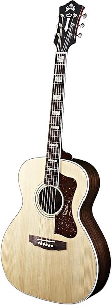 open zoom image for Guild F47R Grand Orchestra Acoustic Guitar (with Case), Natural Side