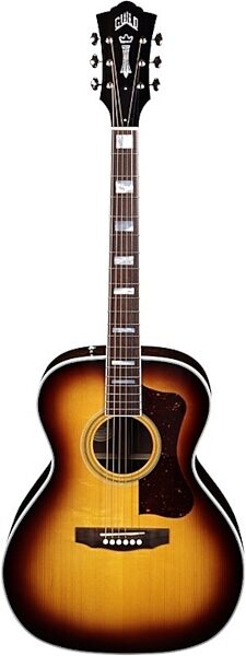 open zoom image for Guild F47R Grand Orchestra Acoustic Guitar (with Case), Antique Burst