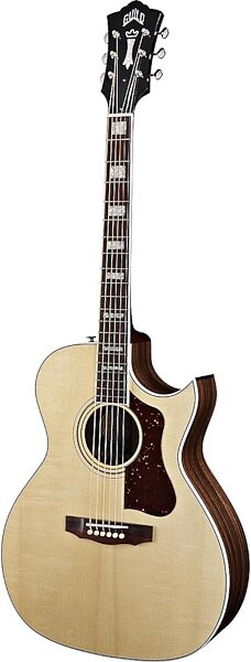 open zoom image for Guild F47RC Grand Orchestra Acoustic-Electric Guitar (with Case), Natural Right Side