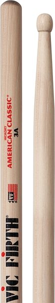 open zoom image for Vic Firth American Classic 3A Wood Drumsticks, New, Action Position Back