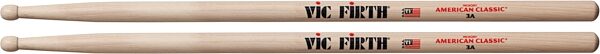 open zoom image for Vic Firth American Classic 3A Wood Drumsticks, New, Action Position Back