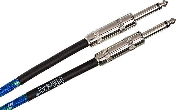 open zoom image for Hosa 3GT-18C Cloth Instrument Cable, Black/Gold, 18 foot, 3GT-18C4, Action Position Back