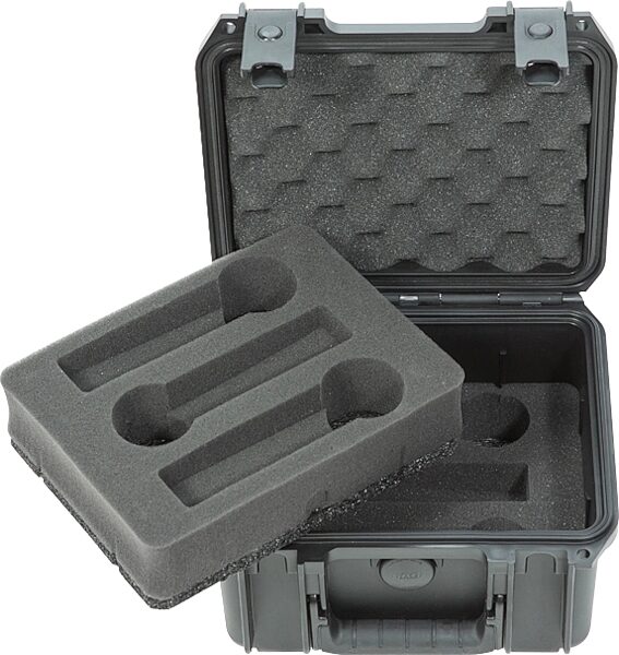 open zoom image for SKB 3i Waterproof Series Microphone Case, Fits 6 Microphones, 3I-0907-MC6, Empty Both Layers