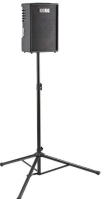open zoom image for Korg MMA130 Mobile Monitor Amplifier, In Use with Optional Stand
