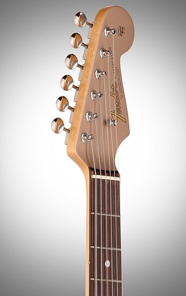open zoom image for Fender American Vintage '65 Stratocaster Electric Guitar, with Rosewood Fingerboard and Case, Headstock Left Front