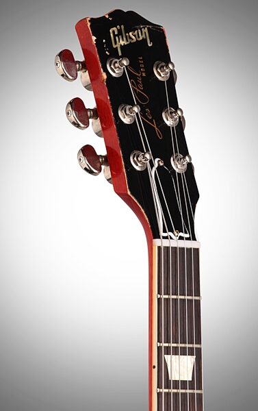 open zoom image for Gibson Custom Joe Walsh 1960 Aged Les Paul Electric Guitar (with Case), Headstock Left Front