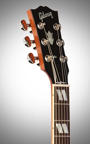 open zoom image for Gibson 2016 Hummingbird Acoustic-Electric Guitar (with Case), Headstock Left Front