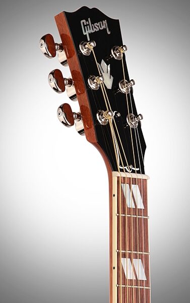 open zoom image for Gibson Hummingbird Dreadnought Acoustic-Electric Guitar (with Case), Headstock Left Front