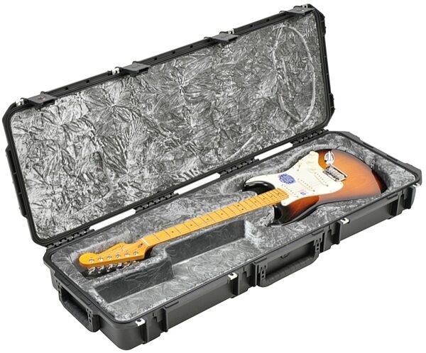 open zoom image for SKB 3i Series Molded Strat and Tele-Style Case, New, In Use - Angle