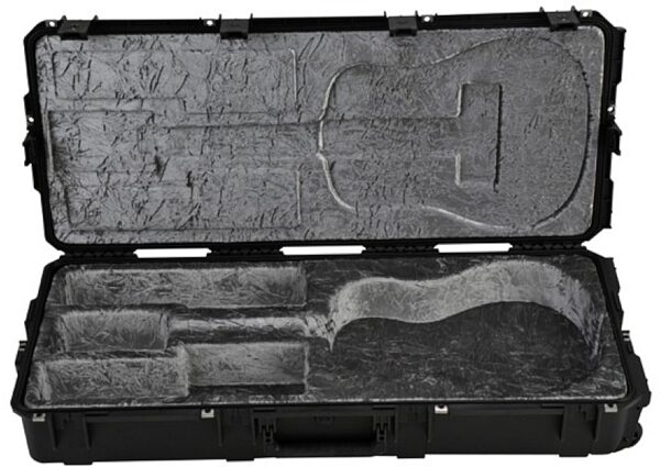 open zoom image for SKB 3i Series Waterproof Rolling Classical Guitar Case, Black, 3I-4217-30, Open Box (Very Good), Black