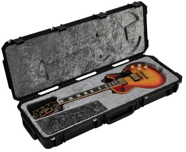 open zoom image for SKB 3i Series Waterproof Rolling Classical Guitar Case, Black, 3I-4217-30, Open Box (Very Good), Black - Right