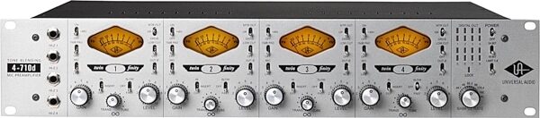 open zoom image for Universal Audio 4-710D 4-Channel Microphone Preamp, New, Main