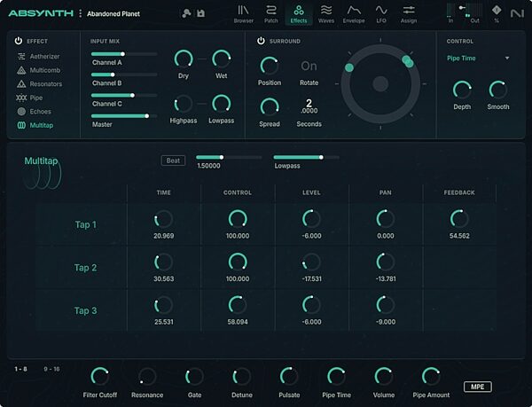open zoom image for Native Instruments Absynth 6 Software Synthesizer - Update from Previous Version, Digital Download, Action Position Back
