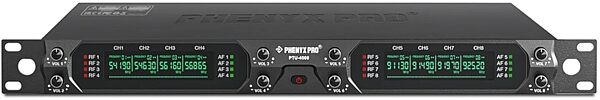 open zoom image for Phenyx Pro PTU-4000-8H 8-Channel UHF Fixed-Frequency Handheld Wireless Microphone System, New, Action Position Back