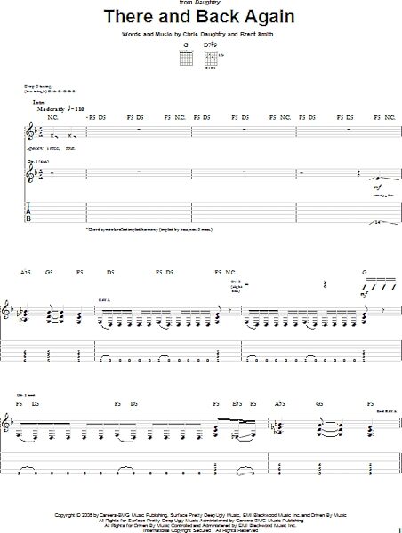 open zoom image for There And Back Again - Guitar TAB, New, Main
