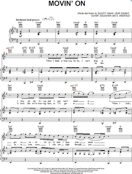 open zoom image for Movin' On - Piano/Vocal/Guitar, New, Main