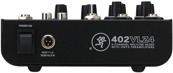 open zoom image for Mackie 402VLZ4 4-Channel Mixer, New, Rear