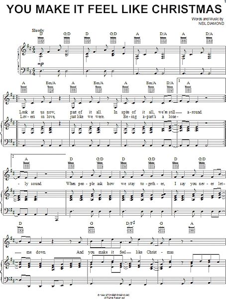open zoom image for You Make It Feel Like Christmas - Piano/Vocal/Guitar, New, Main