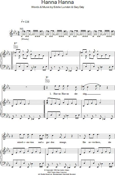 open zoom image for Hanna Hanna - Piano/Vocal/Guitar, New, Main