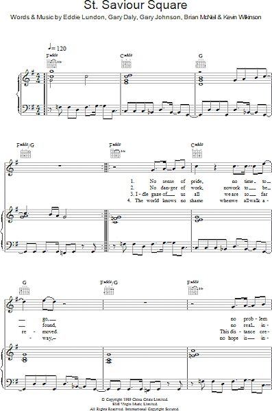 open zoom image for St. Saviour Square - Piano/Vocal/Guitar, New, Main