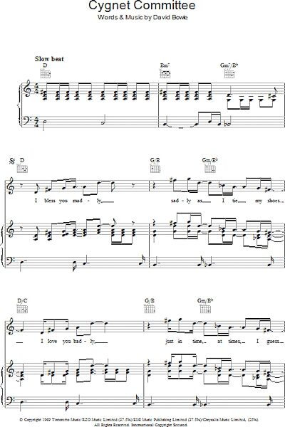 open zoom image for Cygnet Committee - Piano/Vocal/Guitar, New, Main