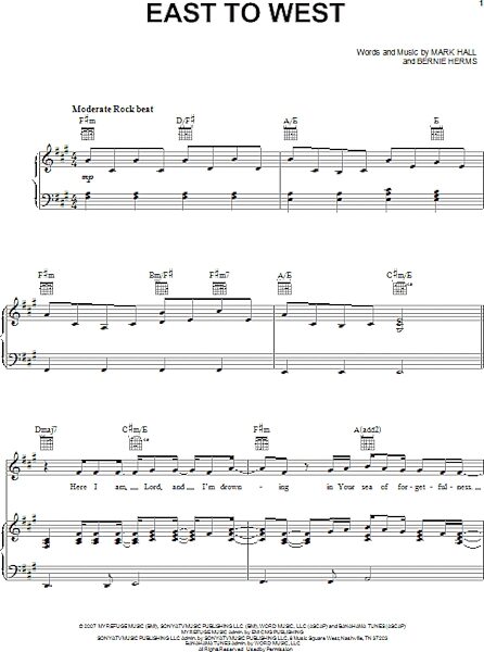 open zoom image for East To West - Piano/Vocal/Guitar, New, Main
