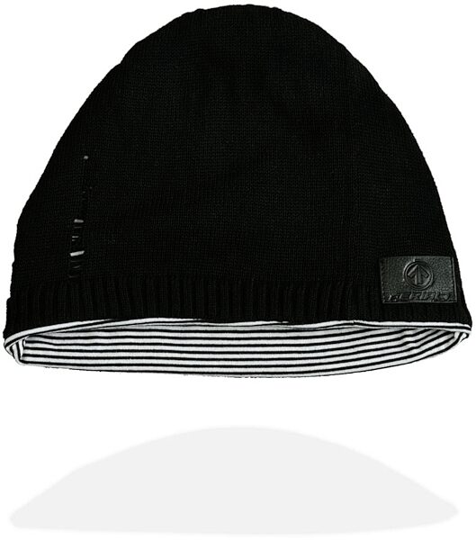 open zoom image for Aerial7 Sound Disk Beanie, Shredded Knit Black
