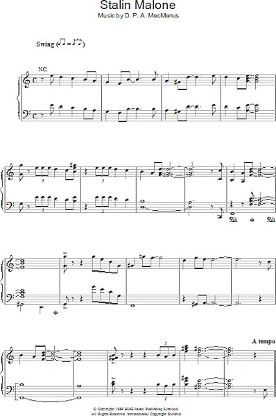 open zoom image for Stalin Malone - Piano/Vocal/Guitar, New, Main