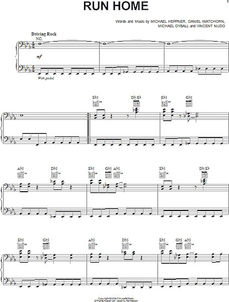 open zoom image for Run Home - Piano/Vocal/Guitar, New, Main