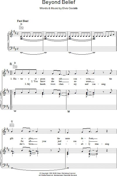 open zoom image for Beyond Belief - Piano/Vocal/Guitar, New, Main